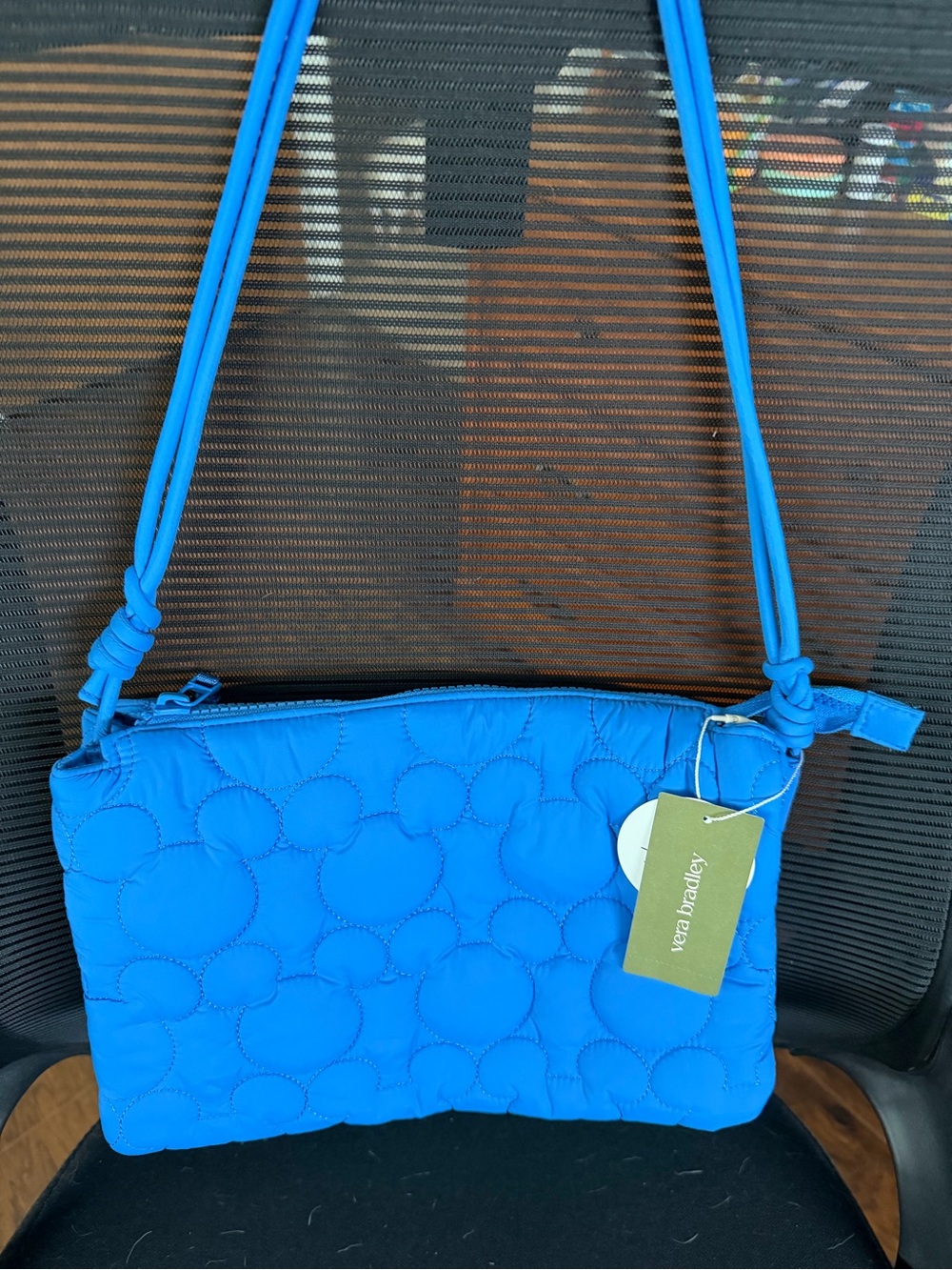 Vera Bradley Bright Blue Quilted Crossbody